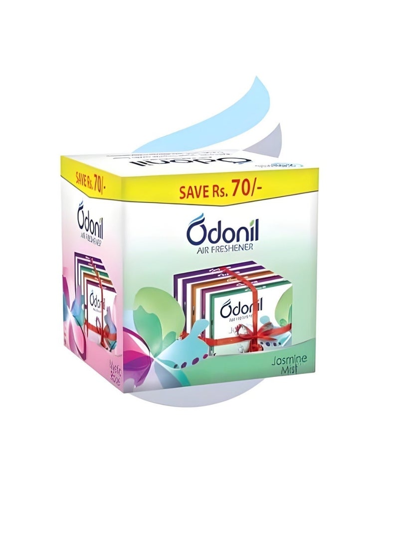 Odonil Air Freshener Blocks Mix Pack - 48g (Pack of 5) - Image 1
