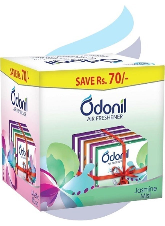 مجموعة متنوعة من معطرات الجو Odonil - 48 جرام (عبوة من 5 قطع) - Image 1