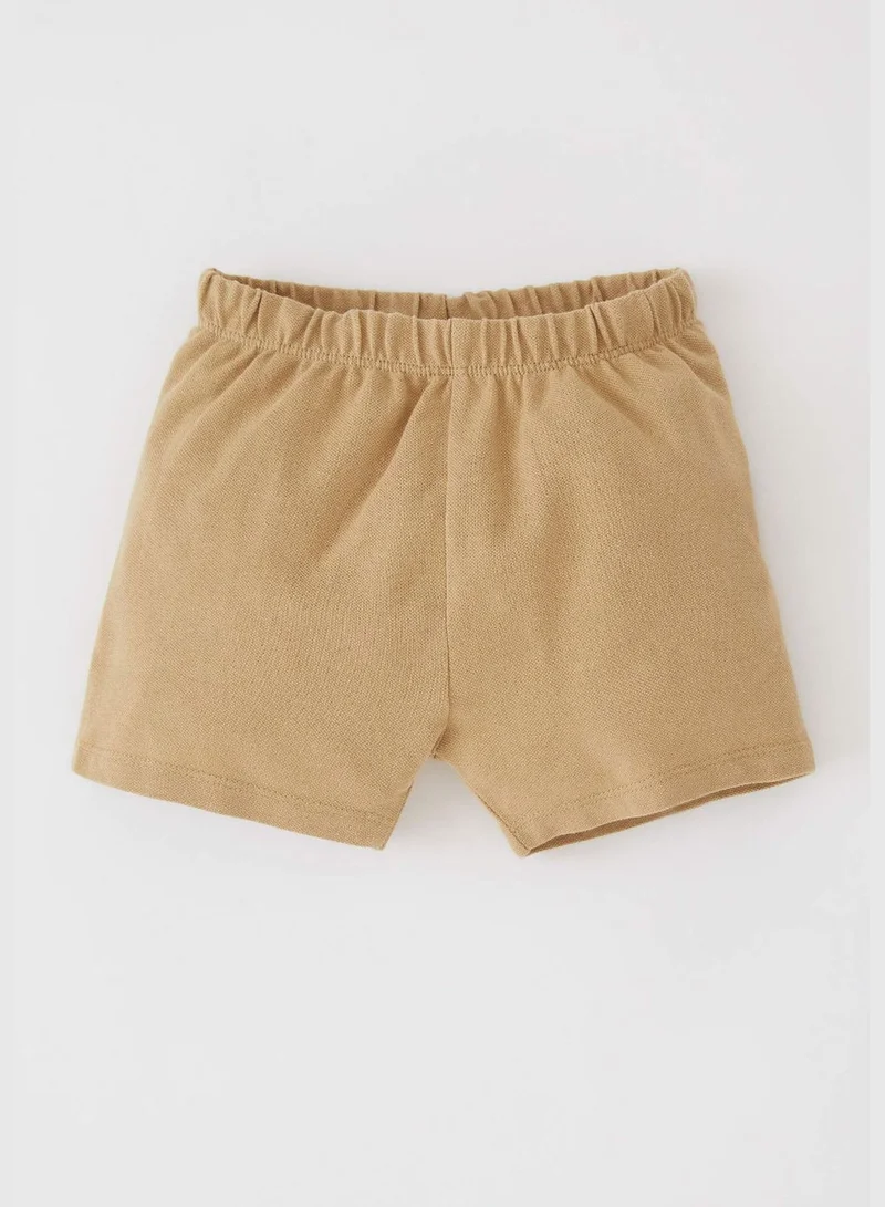 DeFacto Regular Fit Shorts Sleeve Colour Block Lounge Set