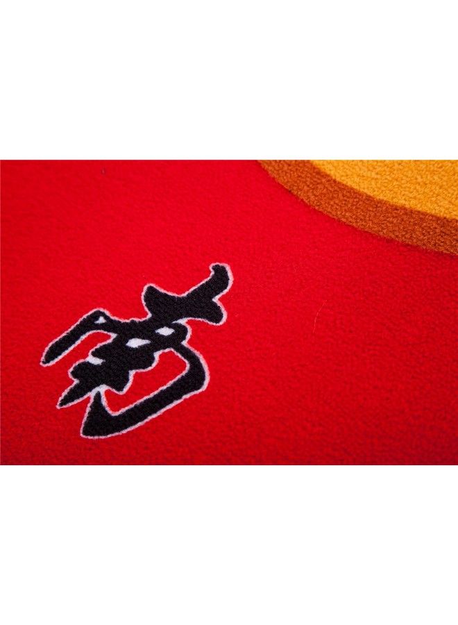 THY COLLECTIBLES غطاء طاولة ألعاب الماهجونغ/بايجو/بطاقات العالمية - حصيرة حمراء 31.5" × 31.5" (80 سم × 80 سم) - Image 4