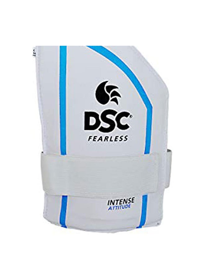 DSC - Intense Attitude Cricket Inner Thigh Pad For Mens | Size: Mens | Material: Leather | Low Density Foam Inside | Front Protection With Solid TPU | With Elastic Hook - Image 1