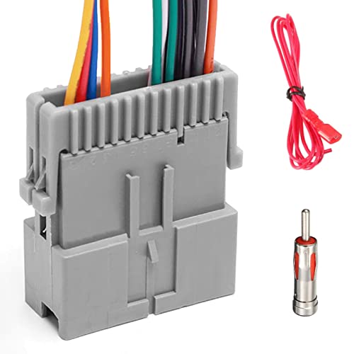 Zuozee ZUOZE Stereo Aftermarket Radio Wiring Harness for Chevrolet Buick Pontiac Hummer, Chevy Silverado Suburban Colorado Malibu Corvette Cavalier Blazer Impala, GMC Sierra Envoy Savana Canyon Yukon - Image 1