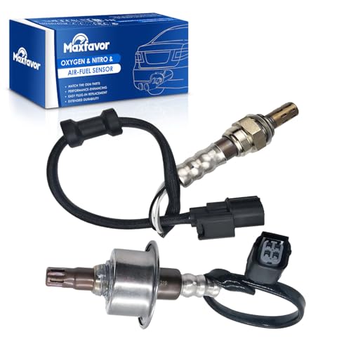 Maxfavor O2 Oxygen Sensor Upstream Downstream Compatible with 2011 2010 2009 2008 2007 Honda Civic L4 1.8L for Gas Engine O2 Sensor Replace OE# 234-9124 234-4350 - Image 1