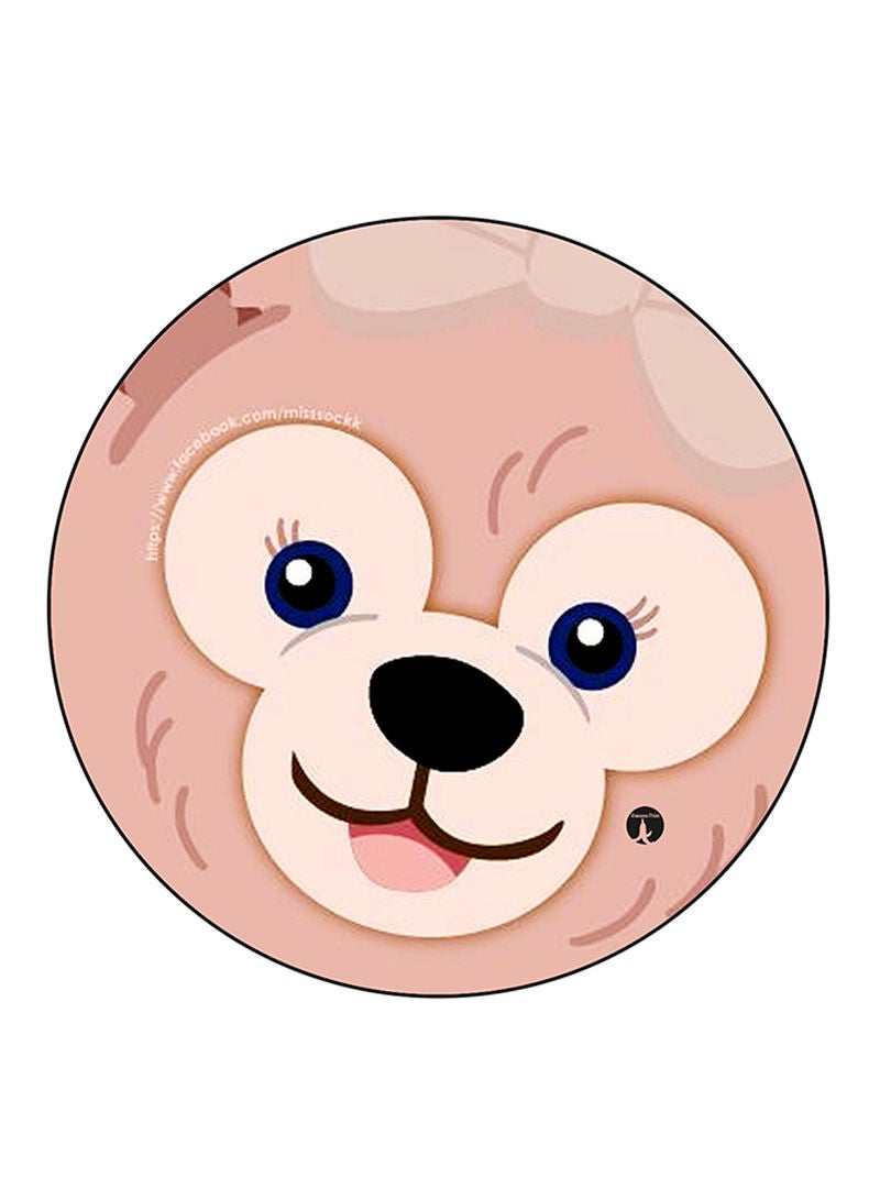 RKN Bear Printed Fridge Magnet  Round  Multicolour - Image 2