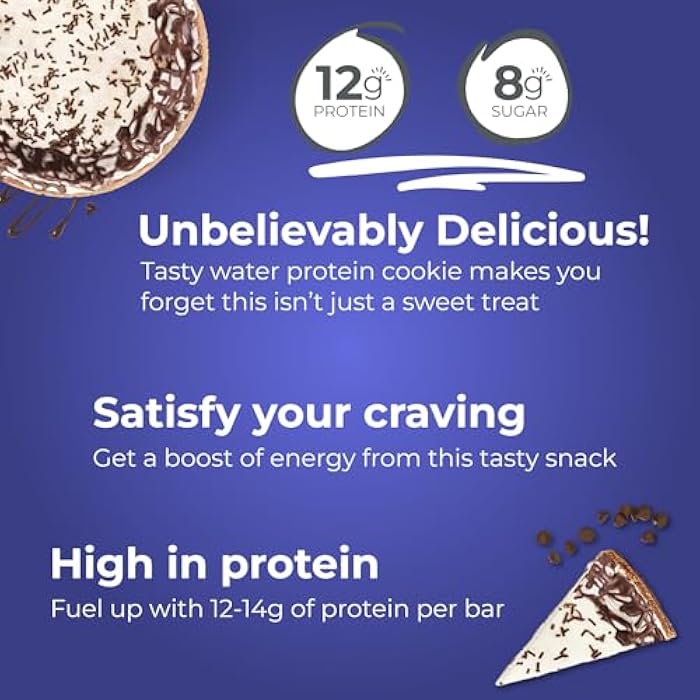 Power Crunch Protein Wafer Bars, High Protein Snacks with Delicious Taste, Chocolate Chip Cheesecake, 1.4 Ounce (12 Count) - Image 2