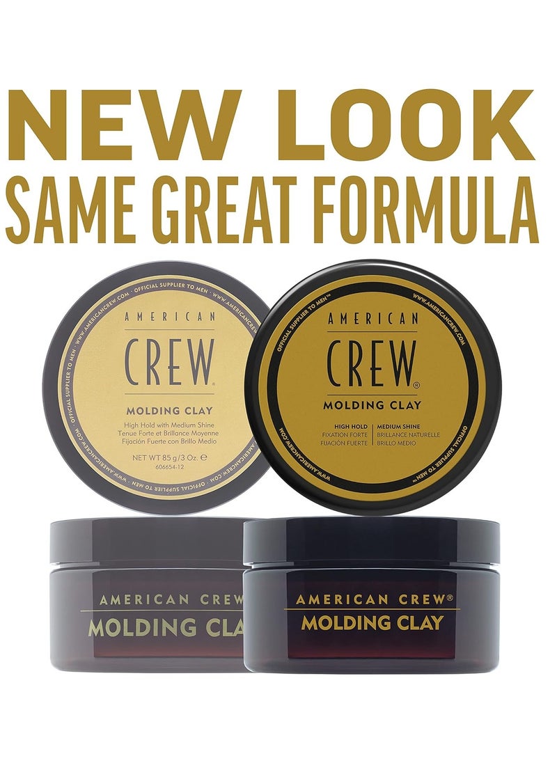 AMERICAN CREW American Crew Men's Hair Molding Clay high hold medium shine 85  - Image 1