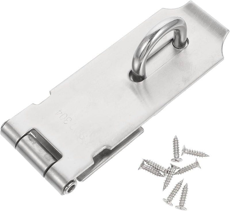 Heavy Duty Stainless Steel Door Bolt Latch Hasp Lock for Pet Security Home Protection - Image 2