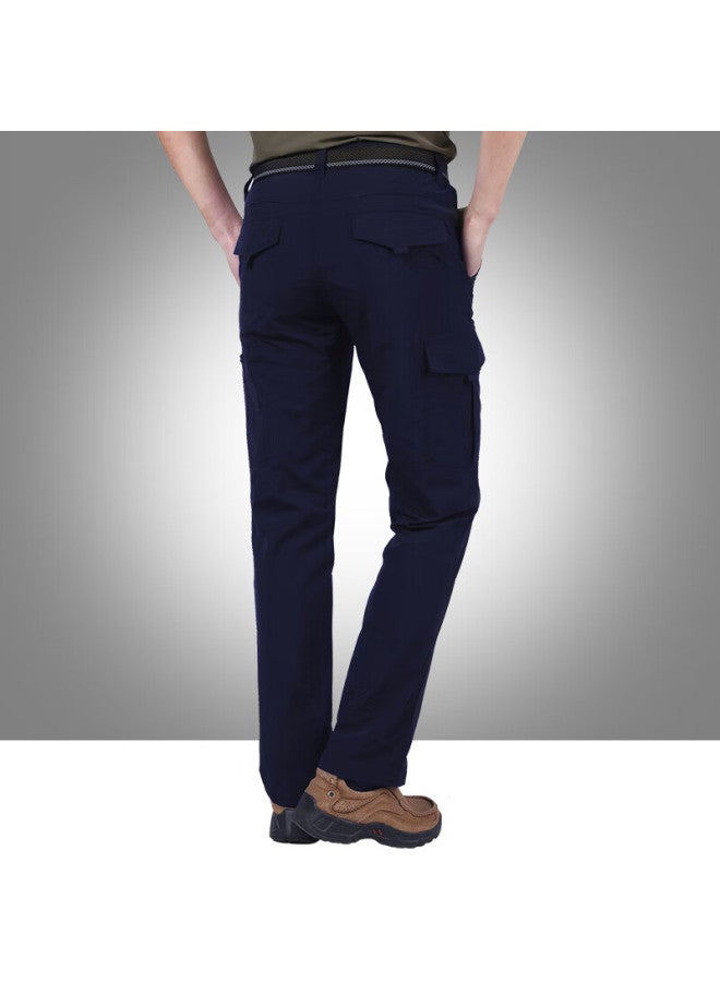 Vancamel Casual Pants For Men, Loose-fitting Breathable Outdoor Wear-resistant Cargo Trousers, Hiking Sports Quick-dry Tactical Pants, Black, 4XL - Image 1