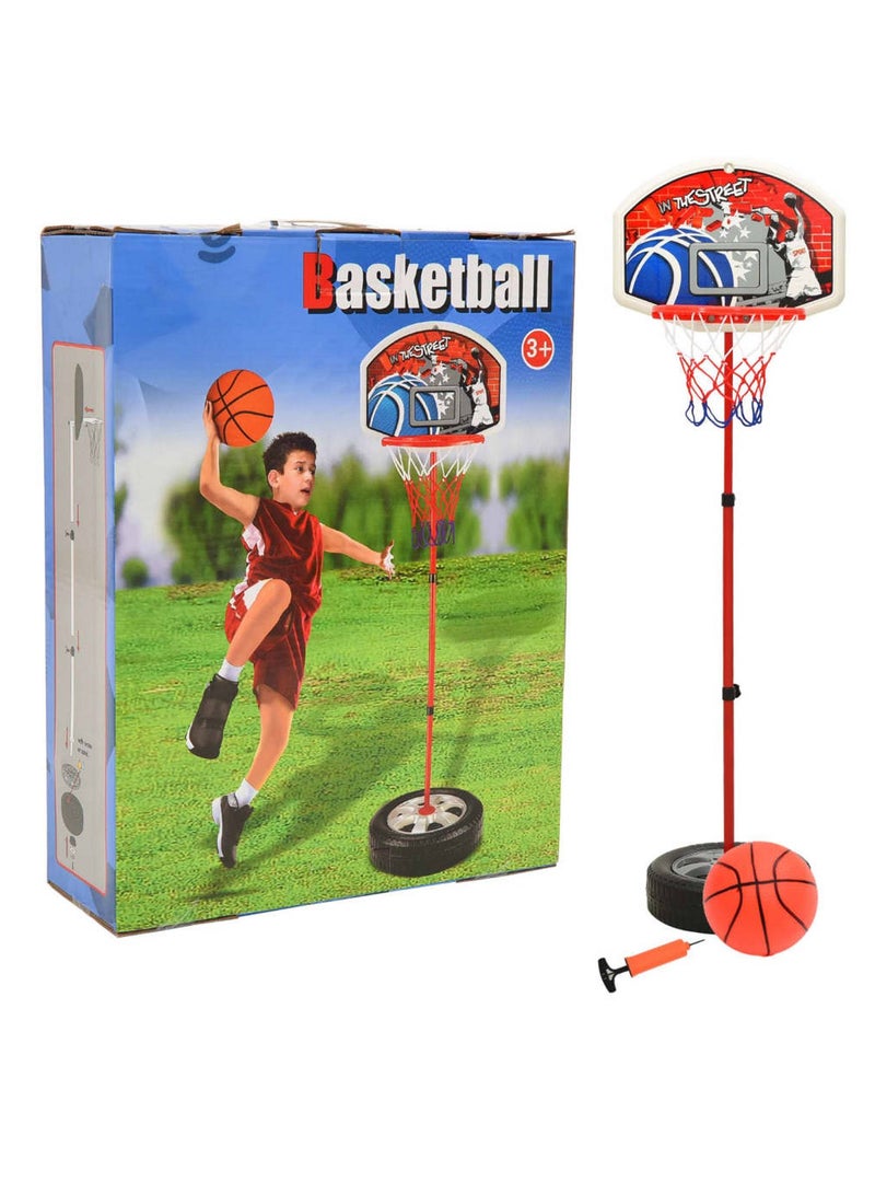 Meetion Kids Basketball Hoop Without Ball Portable Backboard Hoop for Children Wide Base Mini Indoor Outdoor Basketball Fun Game for Boys & Girls  - Image 1