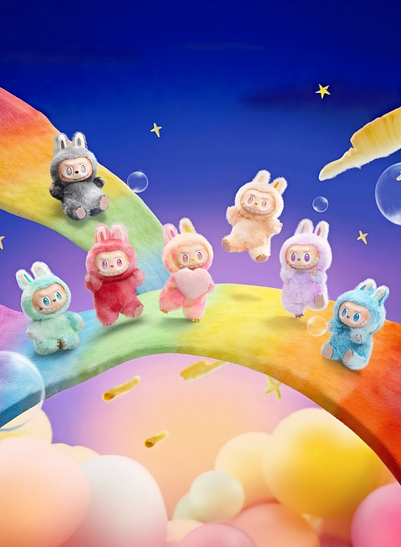 THE MONSTERS Labubu Blind Box - Big into Energy Series Vinyl Plush Pendant, Collectible Original Labubu Doll, Secret Toy Keychain Gift,HAPPINESS - Image 2