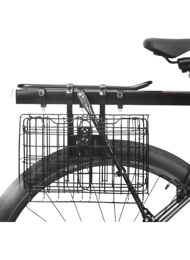 Move Iron Bicycle Basket, Front Basket, Electric Motorcycle, Mountain Bike, Folding Bike Basket, Hanging Basket, Bicycle Vegetable Steel Wire Basket - Image 3