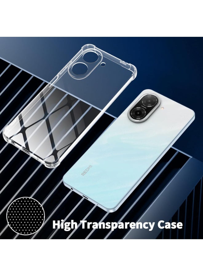 BORTONY Xiaomi Redmi A5/Poco C71 4G Case Cover with 2 -Pack Screen Protector Soft TPU Silicone Case Anti-Yellow Camera Protection Cover For Xiaomi Redmi A5 4G - Image 4