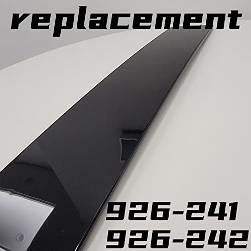 DIMEANI Door Pillar Trim Molding Window Trim Cover fit for Cadillac Escalade ESV Chevrolet Suburban 3500HD Chevy Tahoe GMC Yukon XL 2015 2016 2017 2018 2019 2020, Driver&Passenger Side 926-241 242 - Image 3
