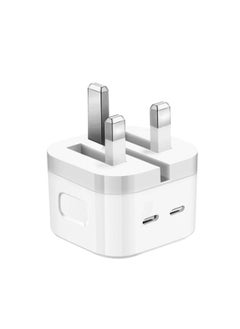 3 Pin Dual Port 35W USB-C Power Adapter