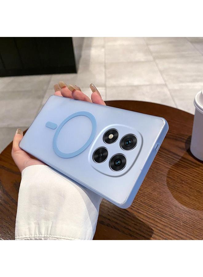 اس-توب جراب لهاتف Redmi Note 14 Pro 5G Fine Hole Ice Fog MagSafe PC Phone Case - Image 1