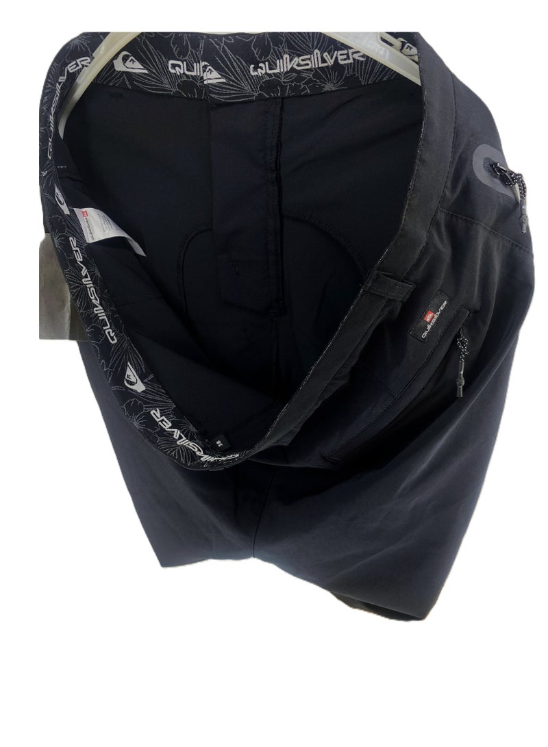 Quiksilver Anthracite -  Hybrid Casual/ Beach/ Swim Shorts 20" Long - Image 4