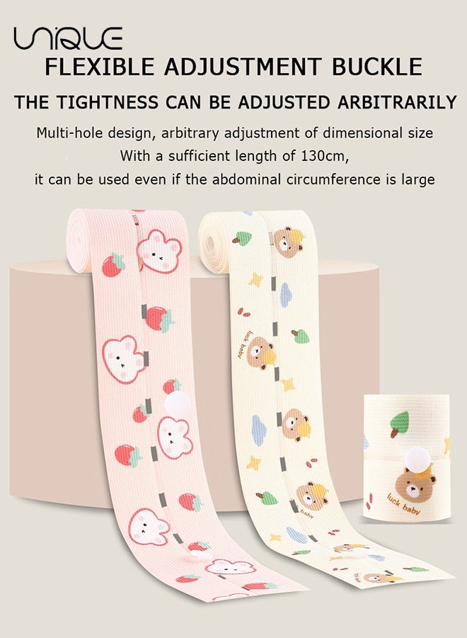 يونيك 2 قطعة حزام مراقبة الجنين لضربات القلب - شريط مراقبة واسع - حزام ضمادة مراقبة احترافي للنساء الحوامل - حزام مراقبة قلب الجنين - أداة مراقبة القلب بالحزام - Image 3