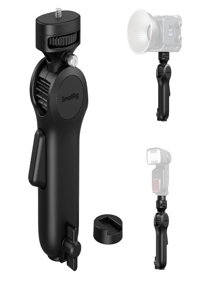 SmallRig Quick Release Light Stand Adapter, 6.6 lb Load Capacity, 360° Pan Rotation, Black - Image 1