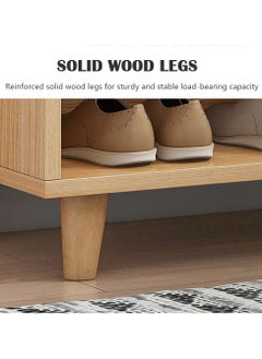 CityRiya-Long Shoe Rack, Shoe Bench, Shoe Storage Cabinet, 90*32*67cm Shoe Storage Bench Organizer, Entryway Shoes Rack Organizer Cabinet, Shoe Rack Shelf, Shoe Stand with Storage for Hallway Bedroom  - Image 5