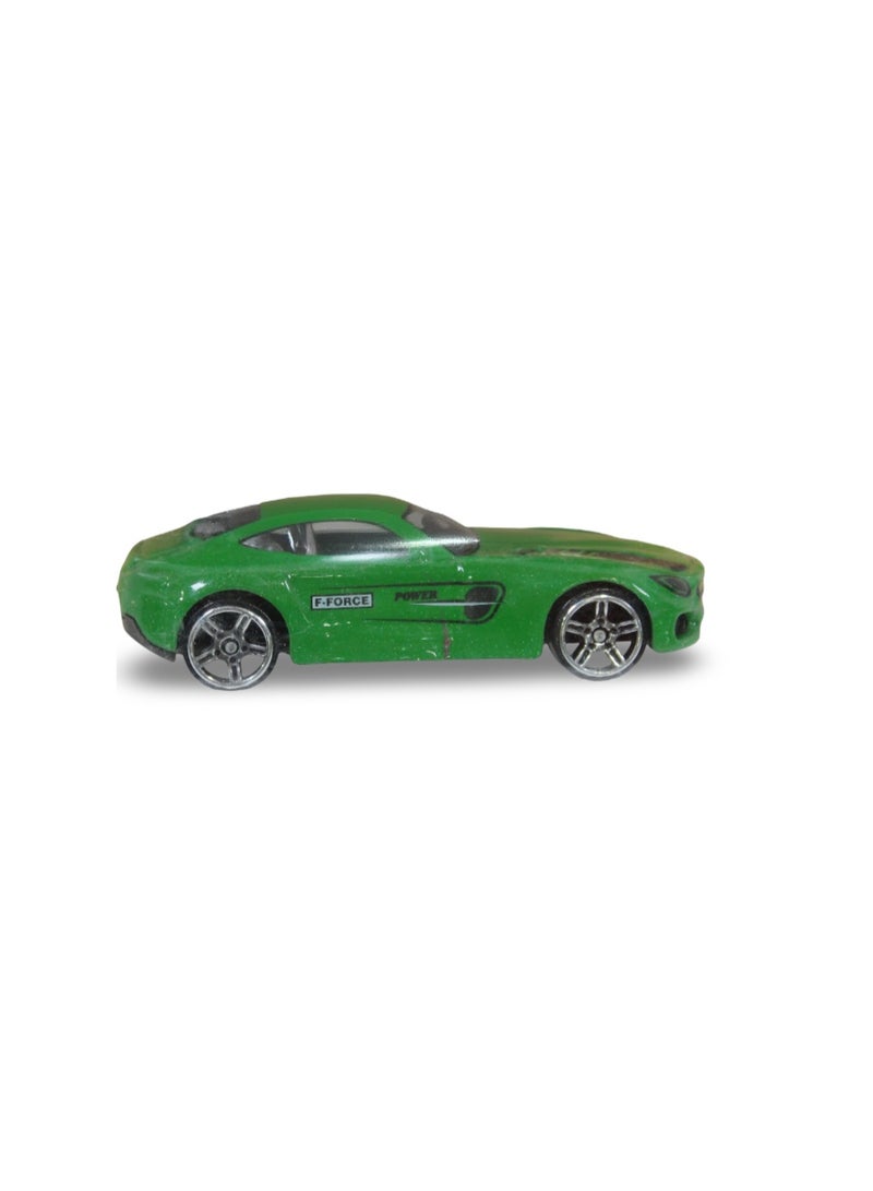 Die-Cast Model Car Mockup – Green - Image 1