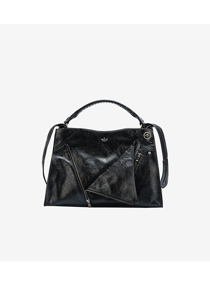 جي تي GROTTO Lapel bag large capacity simple commuter handbag shoulder messenger bag - Image 1