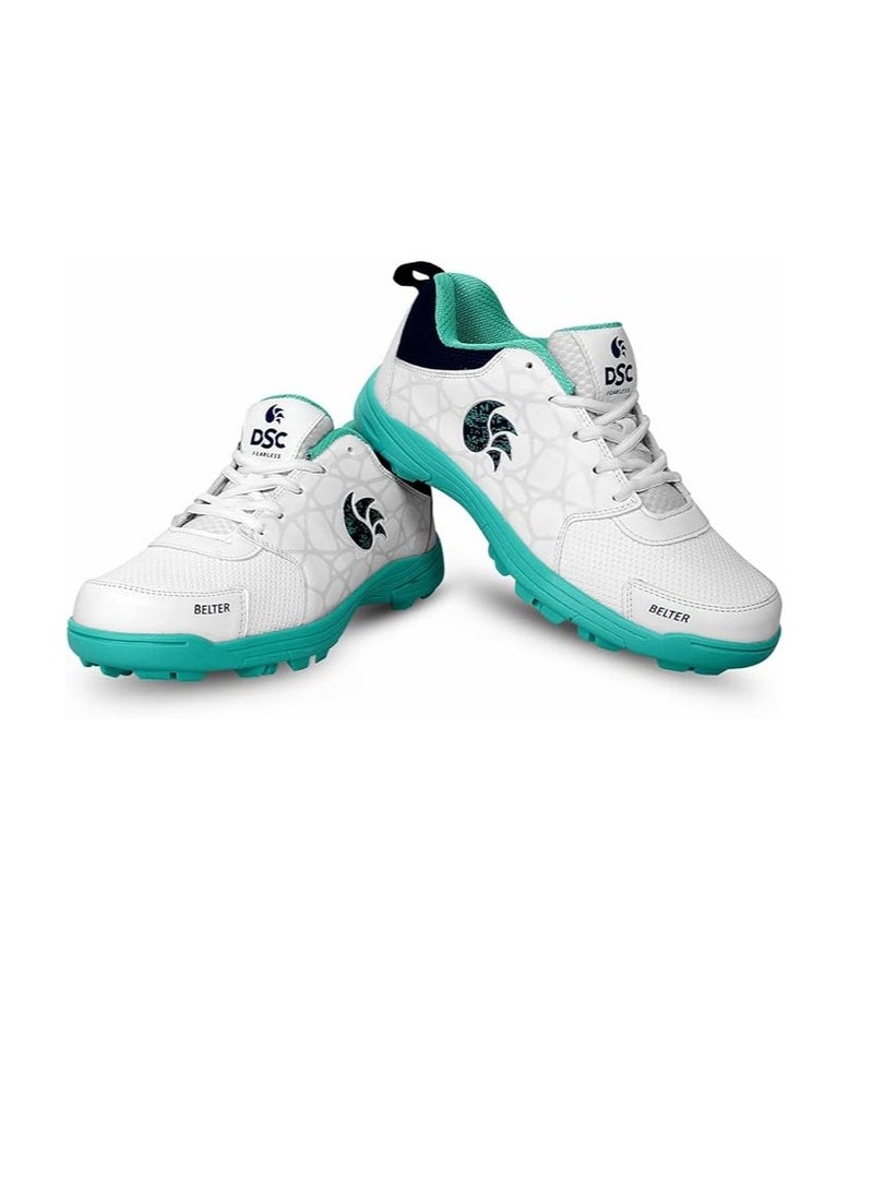 DSC Belter Cricket Shoes for Men & Boys – Size 11 UK / 12 US / 45 EU | Lace-Up | EVA Sock Liner | Lightweight & Durable Outsole | Superior Grip for Training & Matches - Image 1