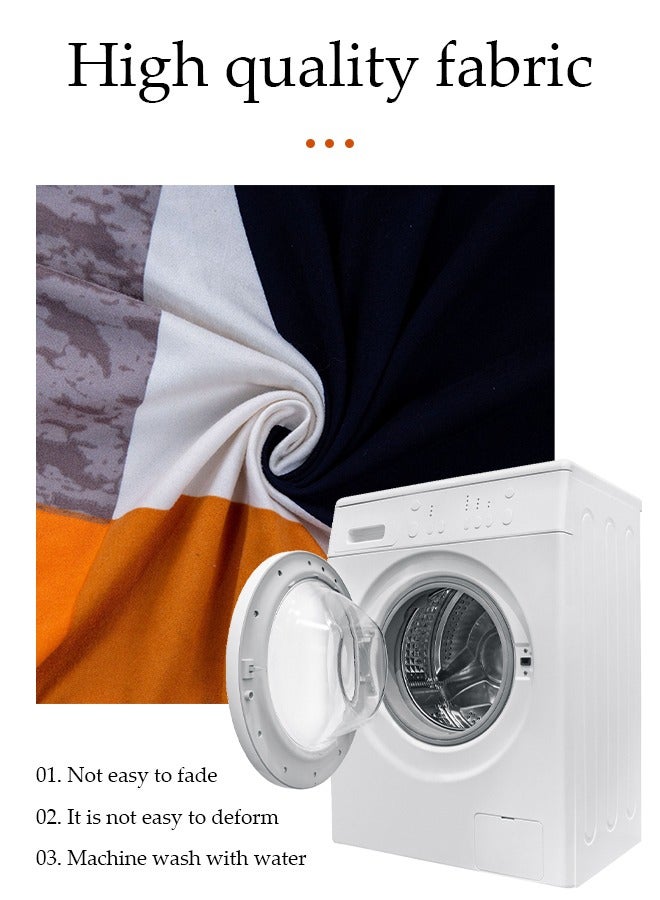 DUNISO أغطية كراسي طعام بسيطة من 4 قطع، أغطية كراسي طعام مطبوعة قابلة للتمدد، واقي كراسي قابل للإزالة والغسل لغرفة الطعام، الكراسي القديمة، حفل الزفاف - Image 4