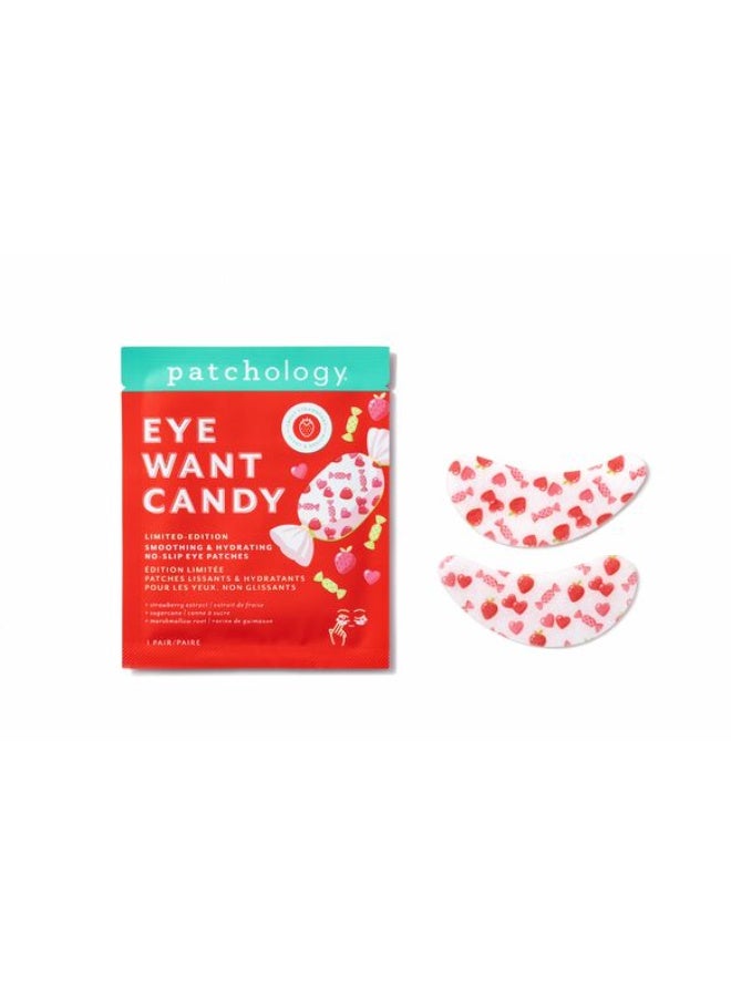 Patchology Eye Want Candy Smoothing & Hydrating No-Slip Eye Patches - Single - Image 1