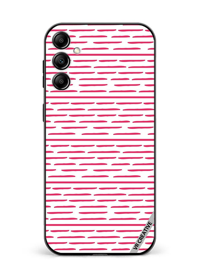 VR CREATIVE Protective Case Cover For Samsung Galaxy A34 Strips Design Multicolour - Image 1