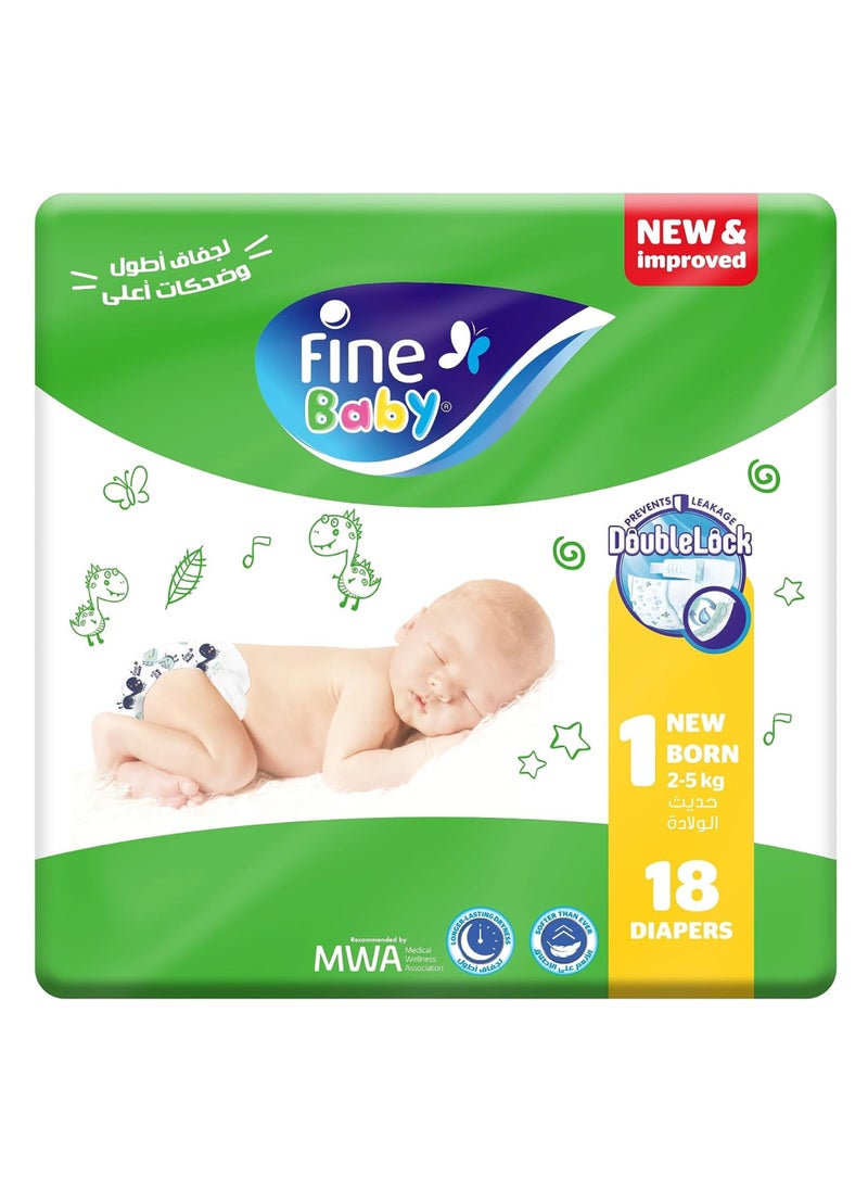 Fine Baby - Diaper Size 1 Newborn (2-5 kg) - Image 1
