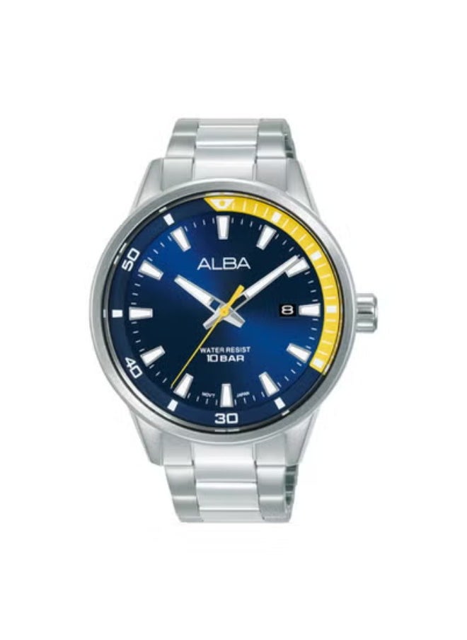 Alba ALBA WATCH  MEN'S Stainless Steel BRACELET ACTIVE Blue dial AS9R59X 