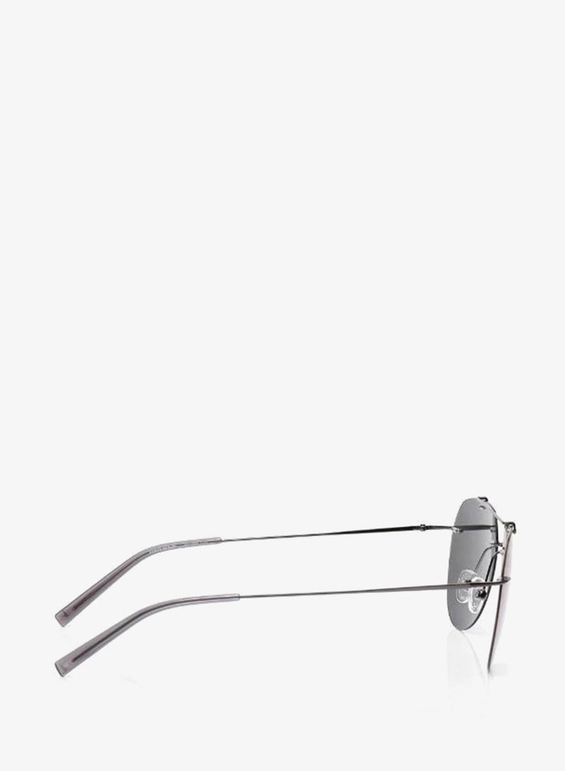 fastrack Polarized Sunglasses Grey Frame Blue Mirror Lens 59mm  - R058BL1PV - Image 3