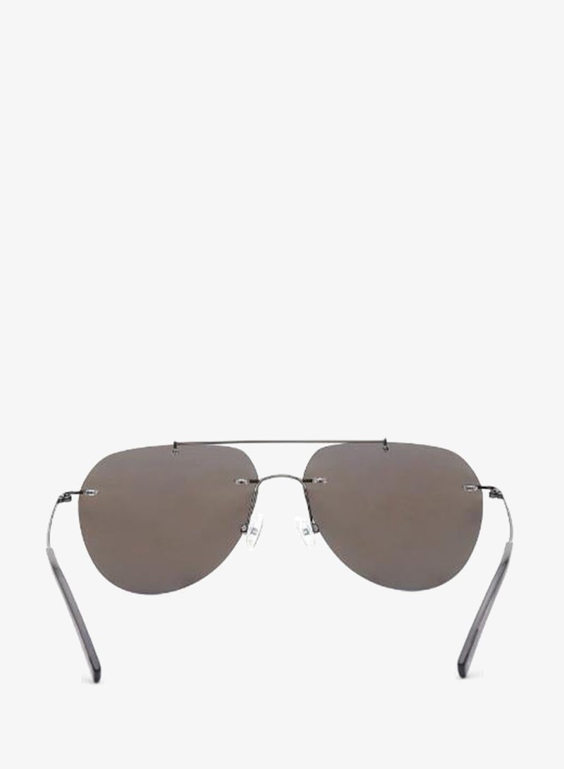 fastrack Polarized Sunglasses Grey Frame Blue Mirror Lens 59mm  - R058BL1PV - Image 4