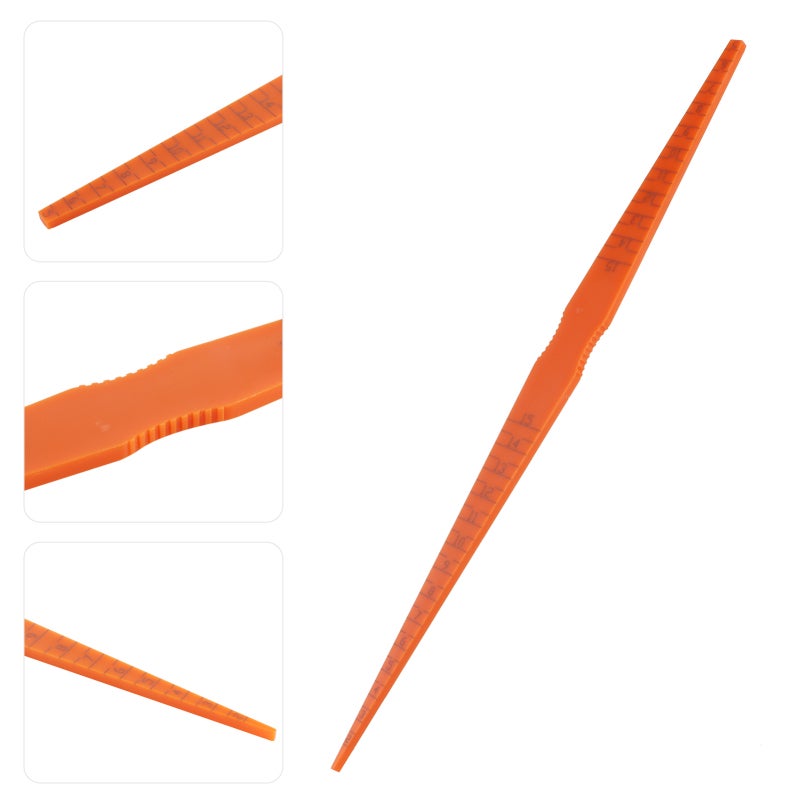 Panel Gap Alignment Gauge 1PCS Durable High-Quality Material - Easy-To-Read Orange & Black Scales Vehicle Alignment Tool for Car Body Maintenance Professionals - Image 1