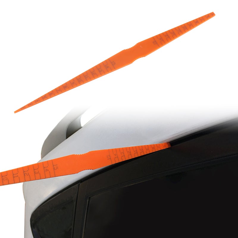Panel Gap Alignment Gauge 1PCS Durable High-Quality Material - Easy-To-Read Orange & Black Scales Vehicle Alignment Tool for Car Body Maintenance Professionals - Image 4