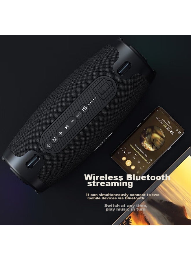 OHAYO M8 Bluetooth Speaker, 100w Outdoor Portable Square Dance Handheld Shoulder Strap Speaker, High-power Subwoofer, Camping Waterproof Loud Speaker - Image 5