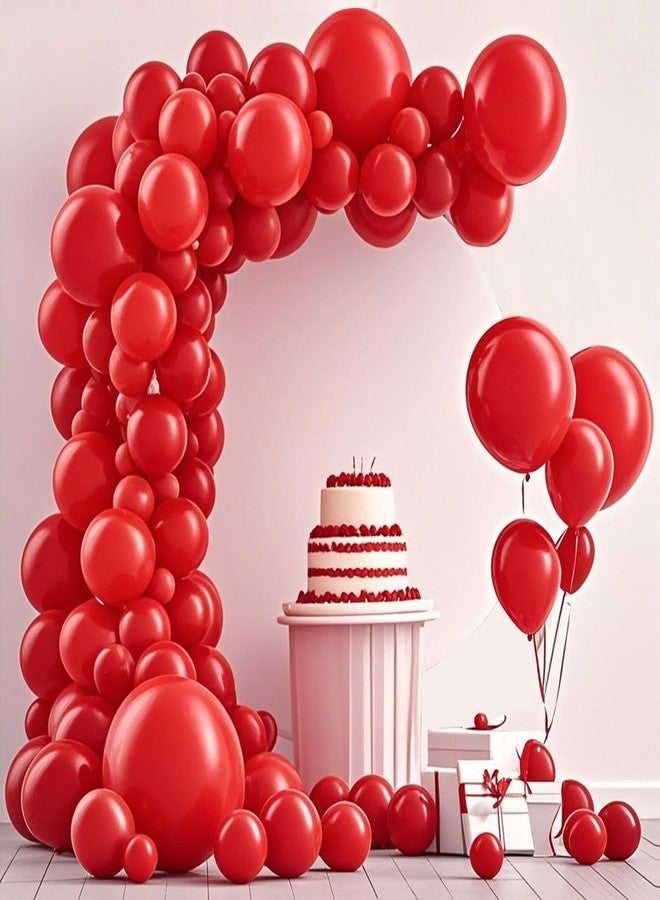 K.E.J. Red Balloon,145pcs Latex Premium Red Balloons Arch Kit Different Sizes 18 12 10 5 Inch,Balloon Garland Arch Kit for Birthday Party Baby Shower Wedding Valentines Day Christmas Anniversary Decoration - Image 1