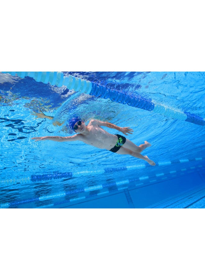 arena نظارات سباحة أساسية للسباحين الشباب من أرينّا تتناسب مع الجنسين، للأطفال من 6-12 سنة، عدسات غير عاكسة ومغطاة بمادة مضادة للضباب، دخاني/أبيض/أحمر - Image 4