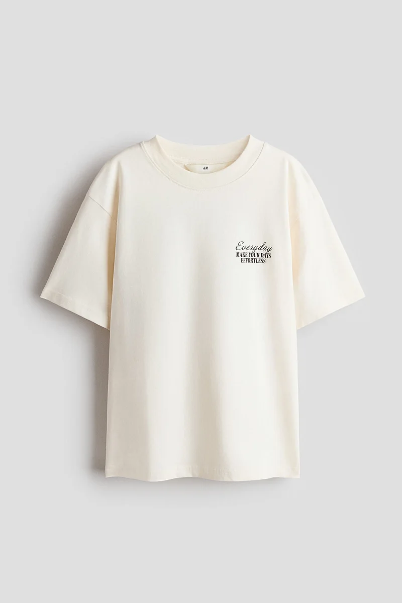 H&M Loose-fit printed T-shirt