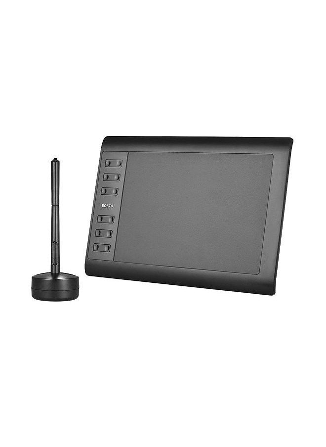 1060 Plus Digital Graphic Drawing Painting Animation Tablet Pad 10" * 6" Working Area 8192 Level Pressure Sensitivity with Wireless Battery-free Stylus for Drawing Design Online Course