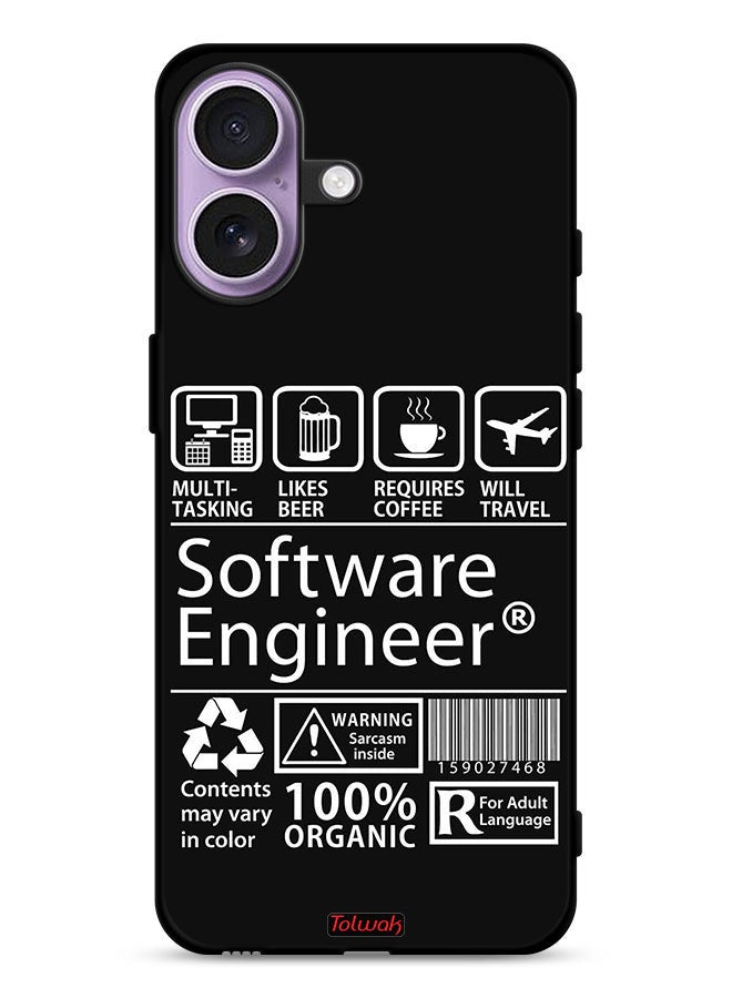 Tolwak Apple iPhone 17 Protective Case Cover Software Engineer Sticker - Image 1