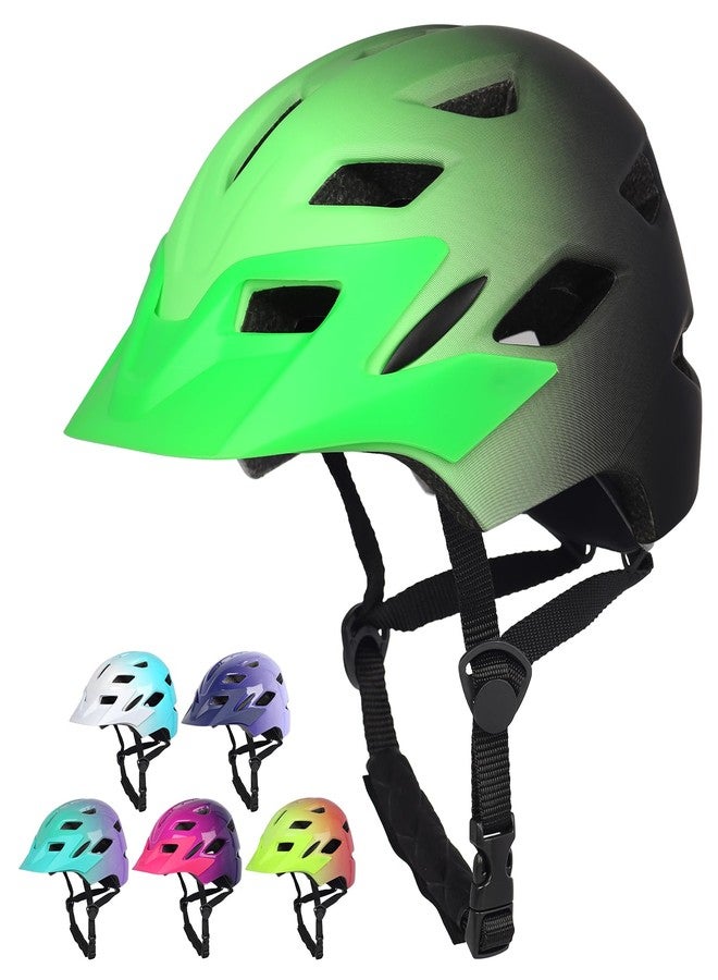 Bavilk Kids Bike Helmet,Bavilk Kids Boys Girls Bike Helmets with LED Light Detachable Visor Children Youth Teen Multi-Sport for Skating Cycling Scooter Skateboard Adjustable & Lightweight 19.7"-22.4" - Image 1