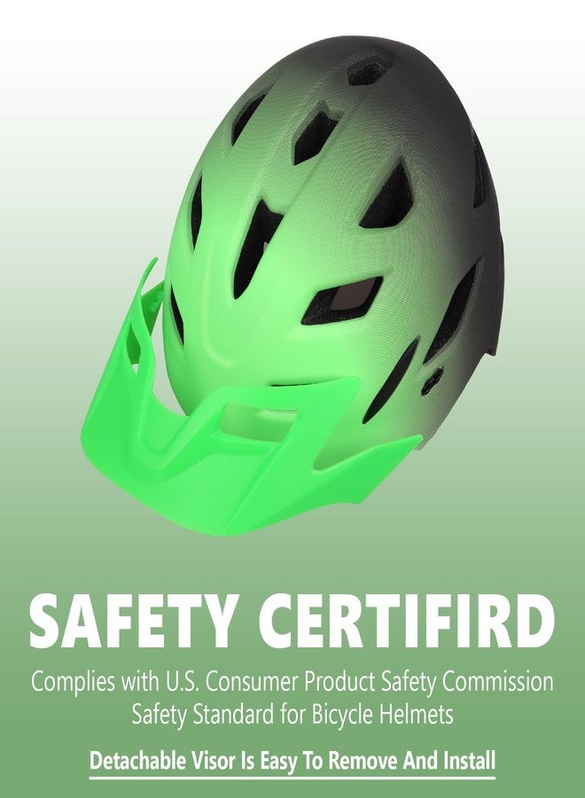 Bavilk Kids Bike Helmet,Bavilk Kids Boys Girls Bike Helmets with LED Light Detachable Visor Children Youth Teen Multi-Sport for Skating Cycling Scooter Skateboard Adjustable & Lightweight 19.7"-22.4" - Image 3