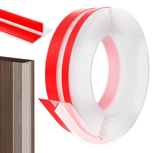 Bruiefpap Silicone Weather Stripping Door Seal,2025 Upgraded Seal Strip for Windows Gaps, Double-Sided Strong Adhesive Design,Door Seal Strip for Side of Door 1.37" x 20 ft,Transparent - Image 1