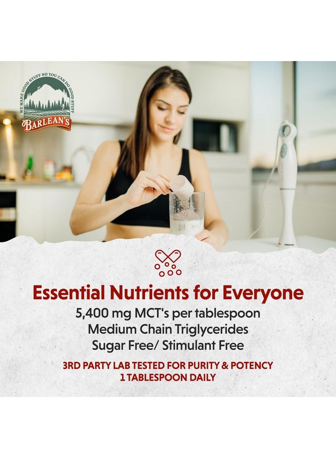 Barlean's MCT Oil Supplement, Coconut Flavored for Keto Coffee, Emulsified Creamy Liquid Syrup with 5,400mg Plant-Based MCT's to Support Energy, Focus and Wellness, 16 oz - Image 2