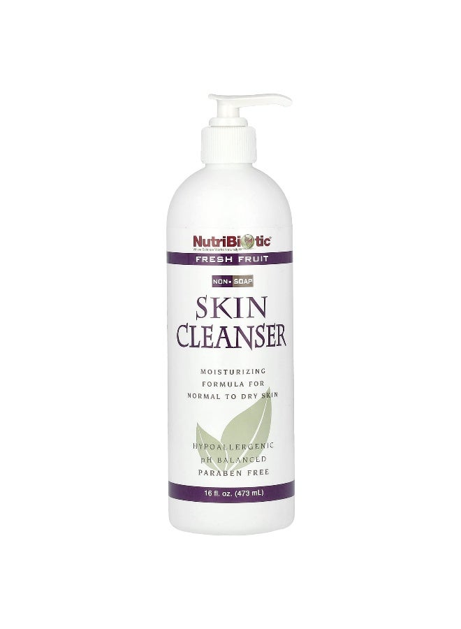 NutriBiotic, Skin Cleanser, Non-Soap, Fresh Fruit, 16 fl oz (473 ml) (Packaging may vary) - Image 1