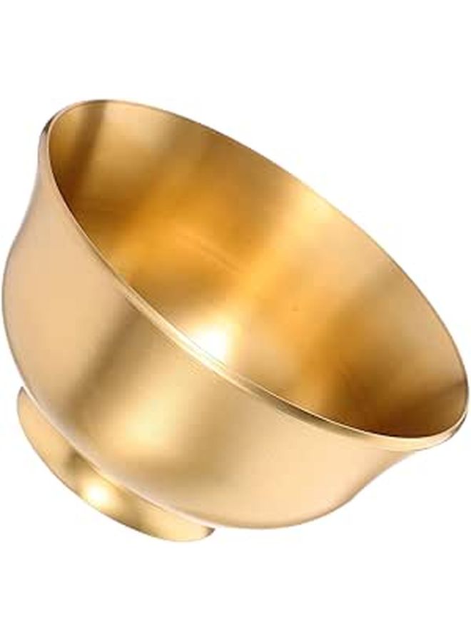 Small Brass Offering Bowl Buddhist Holy Water for Decorative Tabletop - Image 1