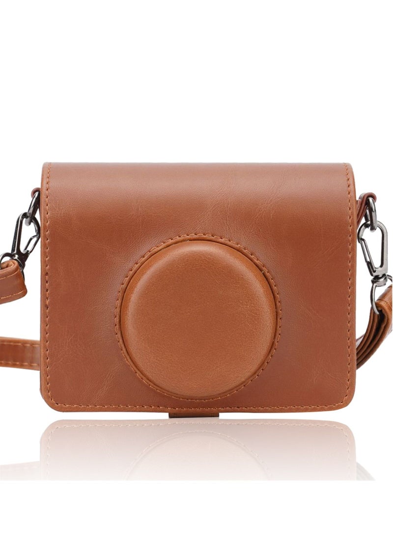 PU Camera Case for Fujifilm Instax Mini EVO Instant Digital Film Photo Camera Protection Cover Camera Bag With Shoulder Strap  - Image 2