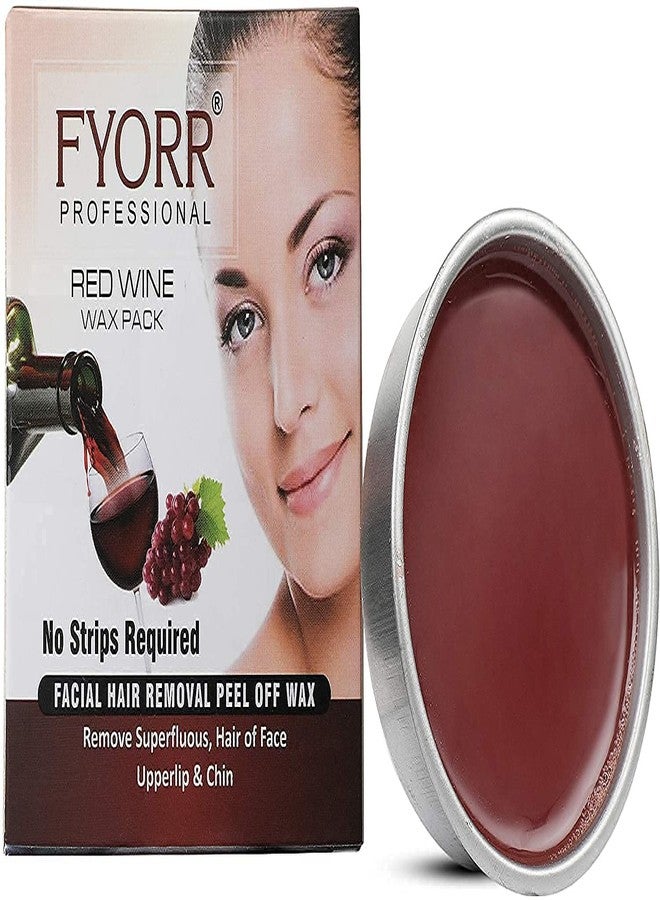 FYORR Facial Katori Peel-Off Wax Combo - 2 Red wine & White Choclate, 80 gm each - Image 5