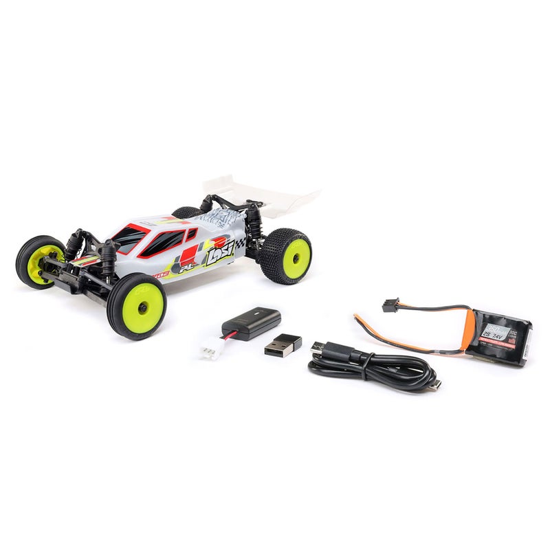 لوسي Losi Micro-B 2 Wheel Drive Buggy White RTR LOS00007T1 - Image 1
